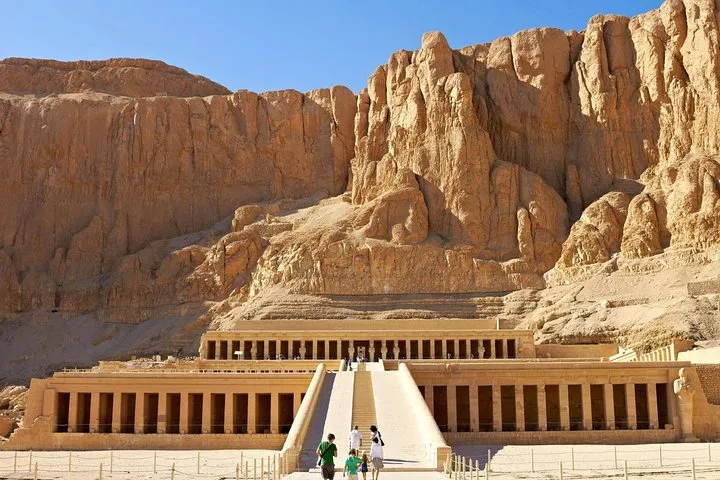 Mortuary temple of Queen Hatshepsut on a Valley of the Kings tour from Luxor, Egypt